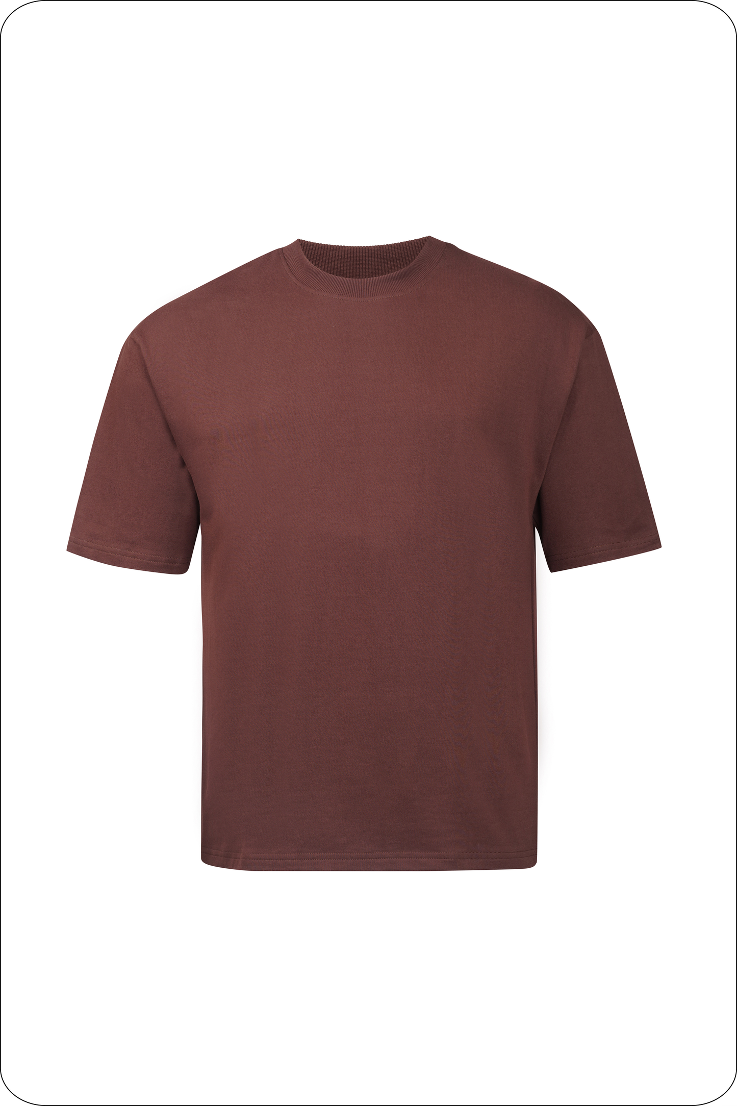 Earthy Coffee - Solid Unisex Oversized T-Shirt