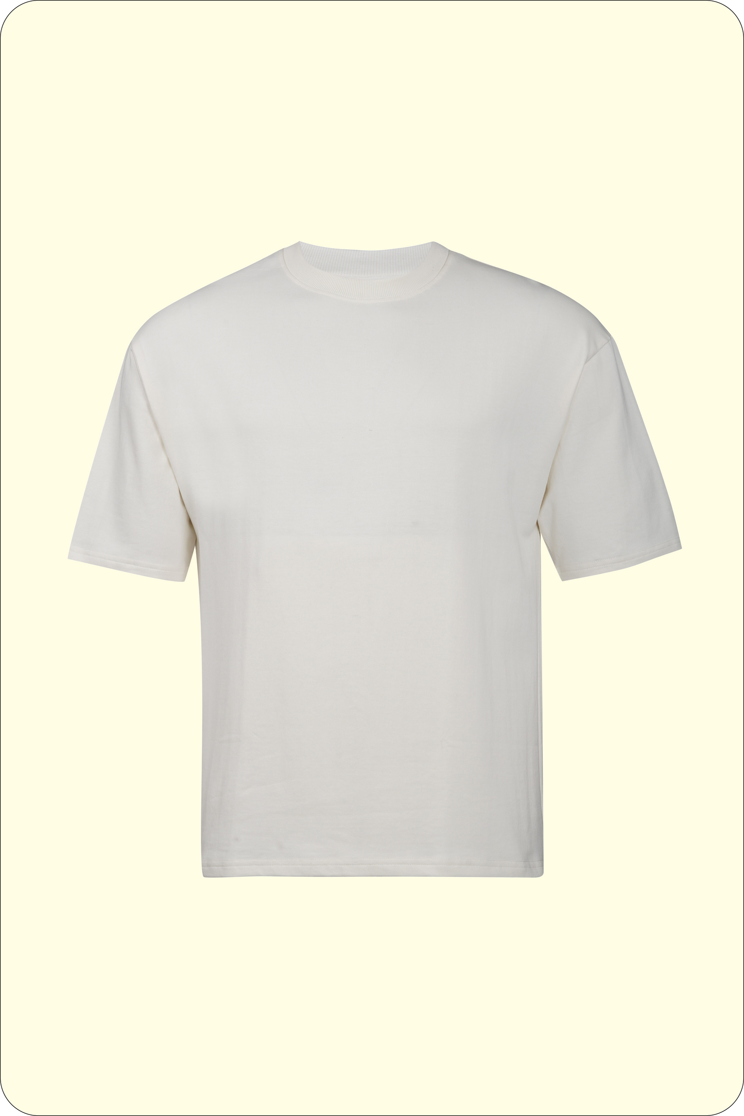 Sand Dune Off White - Solid Unisex Oversized T-Shirt