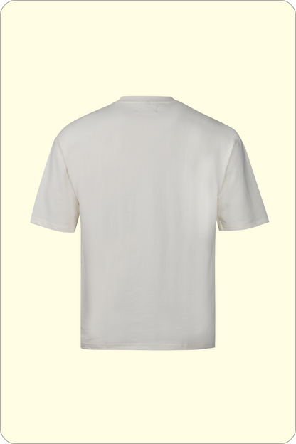 Sand Dune Off White - Solid Unisex Oversized T-Shirt